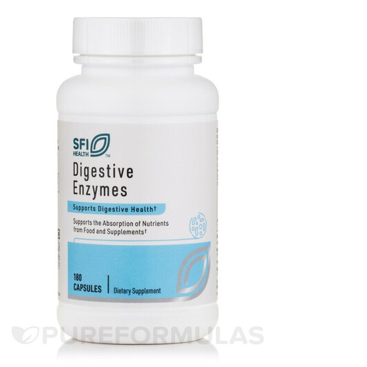 Основне фото товару Digestive Enzymes Основне фото товару SFI Health, Digestive Enzymes, Ферменти, 180 капсул