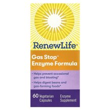 Gas Stop Облегчение вздутия Renew Life 60 капсул