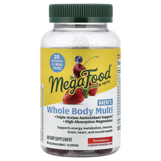 Основне фото товару Men's Whole Body Multi Gummy, Вітаміни для чоловіків, 90 Veg