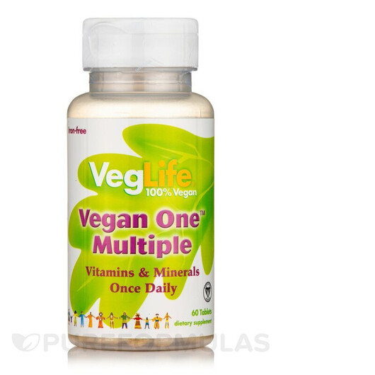 Основное фото товара VegLife, Железо, Vegan One Multiple Iron-Free, 60 таблеток