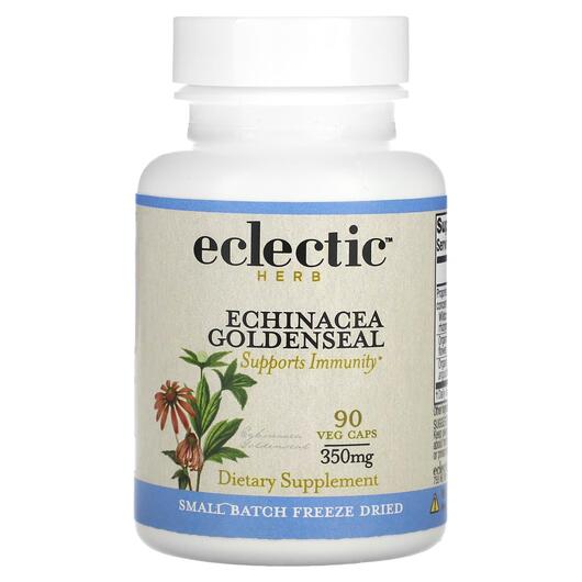 Основне фото товару Eclectic Herb, Echinacea Goldenseal 350 mg, Ехінацея 350 мг, 90 к