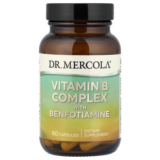 Основне фото товару Dr. Mercola, Vitamin B Complex, В комплекс з Бенфотиаміном, 60 ка