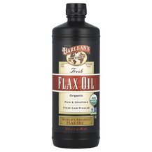 Лляна олія Organic Fresh Flax Oil Barlean's 946 мл Лляна олія Organic Fresh Flax Oil Barlean's 946 мл