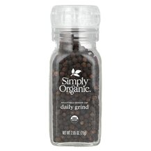 Daily Grind Black Peppercorn Специи Simply Organic 75 г Daily Grind Black Peppercorn Специи Simply Organic 75 г