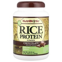Raw Rice Protein Chocolate Рисовый протеин NutriBiotic Raw Rice Protein Chocolate Рисовый протеин NutriBiotic