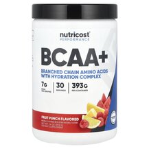 Performance BCAA+ Fruit Punch БЦАА Nutricost 393 г