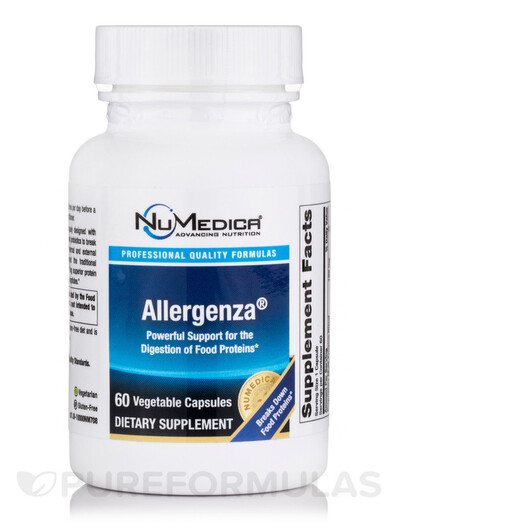 Основное фото товара NuMedica, Ферменты, Allergenza, 60 капсул