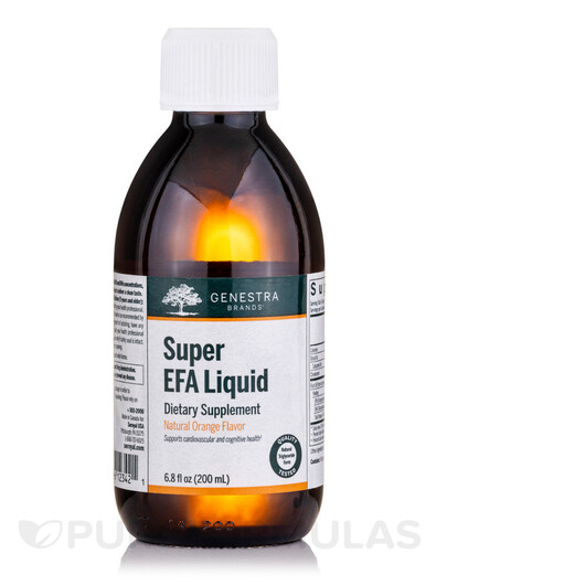 Основное фото товара Genestra, Омега 3 6 9, Super EFA Liquid Natural Orange, 200 мл