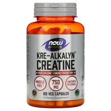 Kre-Alkalyn Creatine Щелочной Креатин NOW Foods 120 капсул