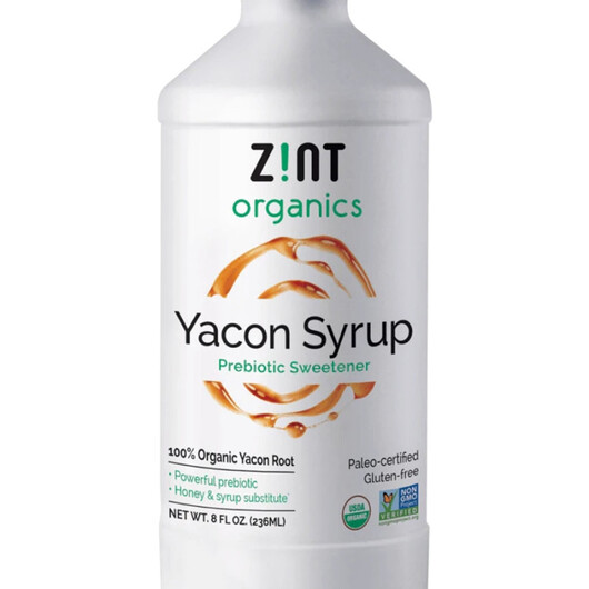 Основне фото товару Organic Yacon Syrup Prebiotic Sweetener Основне фото товару Organic Yacon Syrup Prebiotic Sweetener, Фруктоолігосахариди, 236