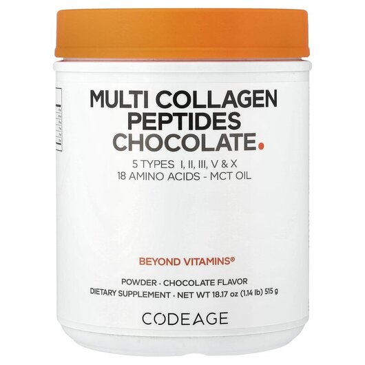 Основне фото товару Multi Collagen Peptides 5 Types Collagen I II III V & X Chocolate Основне фото товару Multi Collagen Peptides 5 Types Collagen I II III V & X, Кола