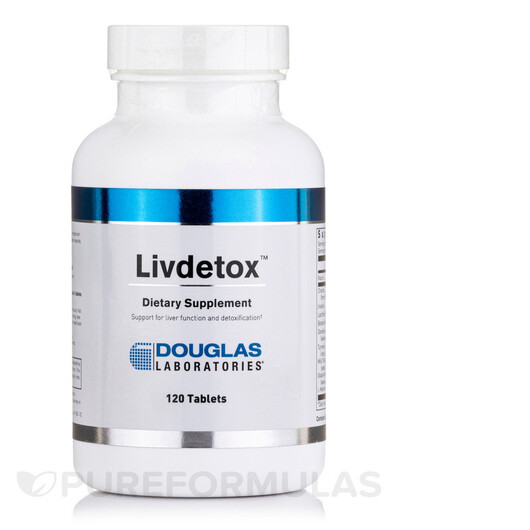 Основное фото товара Douglas Laboratories, Детокс и очистка, Livdetox, 120 таблеток