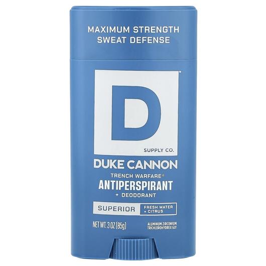 Основное фото товара Trench Warfare Antiperspirant + Deodorant Superior Fresh Water + Citrus Основное фото товара Trench Warfare Antiperspirant + Deodorant Superior Fresh, Дезодор