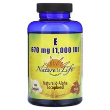 Vitamin E 670 mg 1000 IU Витамин E Токоферолы Natures Life