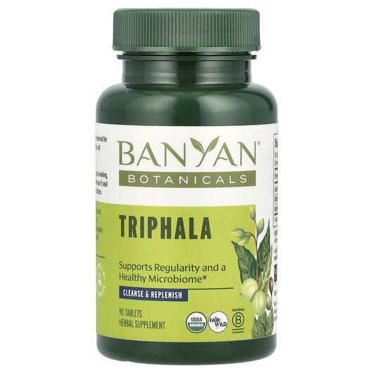 Основне фото товару Banyan Botanicals, Triphala, Трифала, 90 таблеток