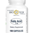Фото товара Витамин B9 Фолиевая кислота, Folic Acid, 100 капсул