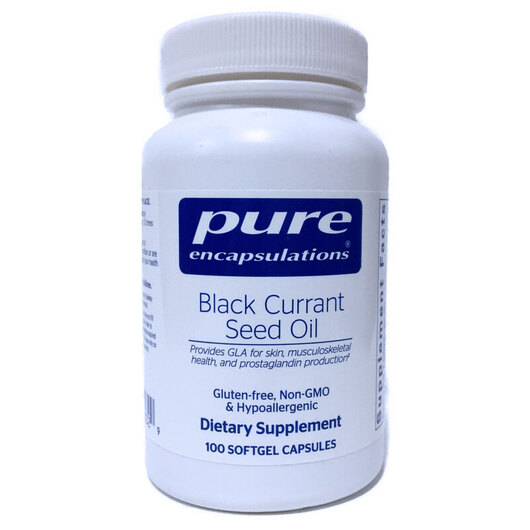 Основне фото товару Black Currant Seed Oil, Чорна смородина, 100 капсул