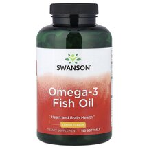 Омега 3 Omega-3 Fish Oil Lemon Swanson 150 капсул