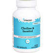 Фото товару Vitacost, Choline & Inositol, Холін та Інозитол, 100 капсул