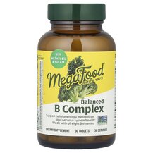 B-комплекс Balanced B Complex MegaFood 30 таблеток B-комплекс Balanced B Complex MegaFood 30 таблеток