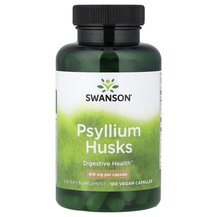Psyllium Husks 610 mg Псиллиум Swanson 100 капсул