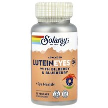 Лютеїн Advanced Lutein Eyes 24 Solaray 30 капсул Лютеїн Advanced Lutein Eyes 24 Solaray 30 капсул