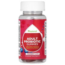 Цукерки з клітковиною Adult Probiotic Gummies Strawberry Цукерки з клітковиною Adult Probiotic Gummies Strawberry