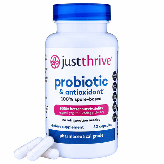 Основное фото товара Probiotic & Antioxidant 100% Spore-Basedand Основное фото товара Пробиотики, Probiotic & Antioxidant 100% Spore-Basedand, 30 к