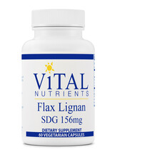 Лігнани Flax Lignan SDG 78 mg Vital Nutrients 60 капсул Лігнани Flax Lignan SDG 78 mg Vital Nutrients 60 капсул