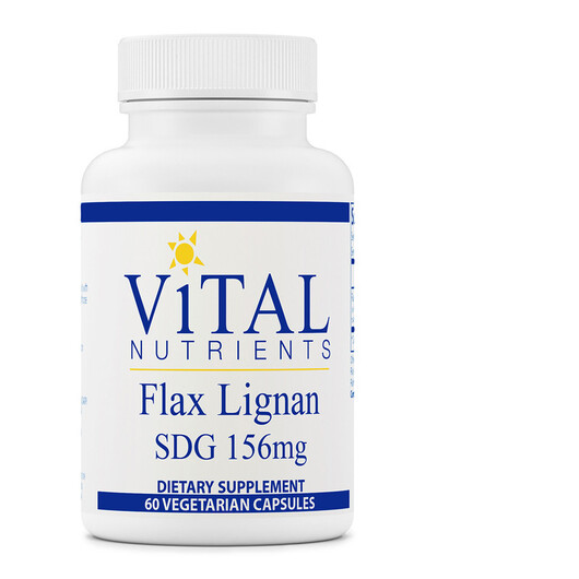 Основне фото товару Flax Lignan SDG 78 mg Основне фото товару Vital Nutrients, Flax Lignan SDG 78 mg, Лігнани, 60 капсул