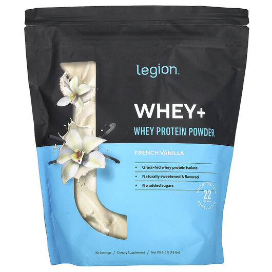 Основне фото товару Legion Athletics Whey+ Whey Protein Powder French Vanilla Основне фото товару Legion Athletics Whey+ Whey Protein Powder French, Протеїн Ізолят