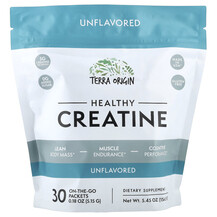 Healthy Creatine Unflavored Креатин Terra Origin 30 шт