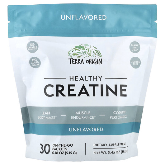 Основное фото товара Healthy Creatine Unflavored Основное фото товара Terra Origin, Креатин, Healthy Creatine Unflavored, 30 шт