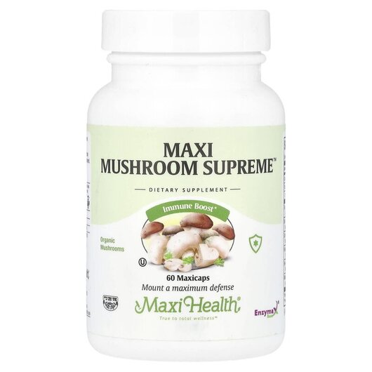 Основное фото товара Maxi Health, Грибы, Maxi Mushroom Supreme, 60 капсул