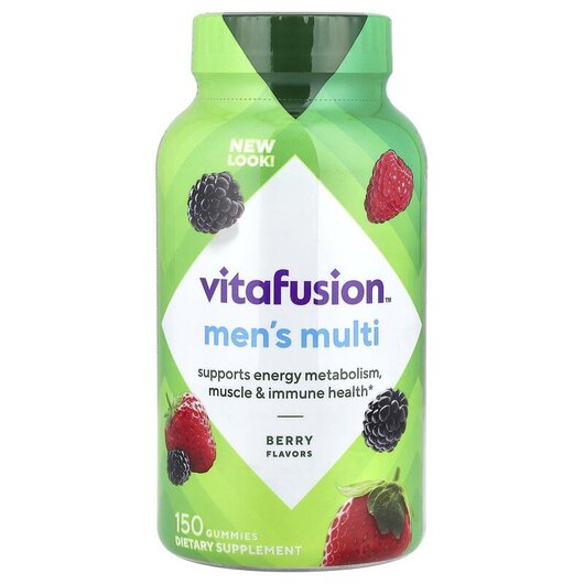 Основне фото товару VitaFusion, Men's Complete Multi, Чоловічі вітаміни, 150 цук