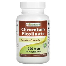 Хром Chromium Picolinate 200 mcg Best Naturals Хром Chromium Picolinate 200 mcg Best Naturals
