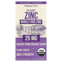 Plant Zinc 25 mg Цинк Triquetra Health 60 капсул