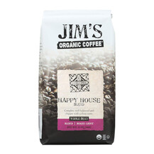 Кофе Organic Happy House Blend Light Roast Coffee - Whole
