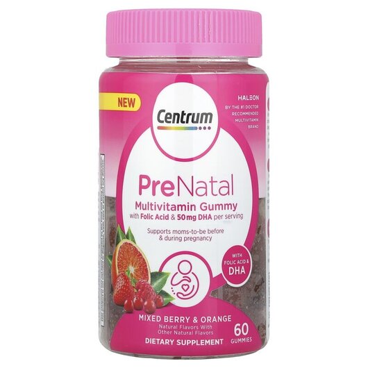 Основне фото товару PreNatal Multivitamin Gummy Mixed Berry & Orange Основне фото товару PreNatal Multivitamin Gummy Mixed Berry, Вітаміни для вагітних, 6
