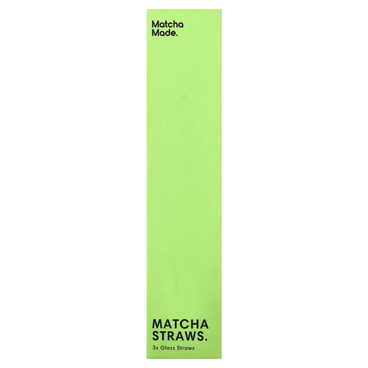 Основное фото товара Morning Made, Гамма-линоленовая кислота, Matcha Glass Straws, 3 S