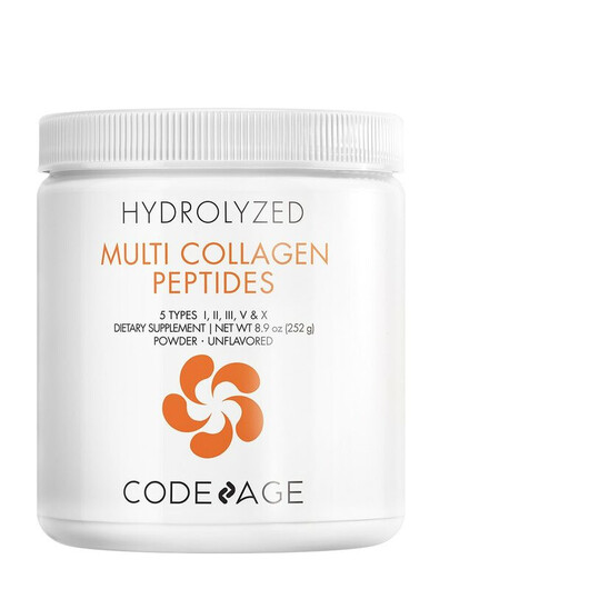 Основне фото товару CodeAge, Multi Collagen Peptides Powder Unflavored, Колаген, 252 