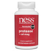Фото товара Ness Enzymes, Ферменты, Protease with Cal-Mag Formula, 180 капсул