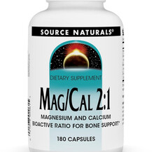 Mag/Cal Кальций Магний Source Naturals 180 капсул