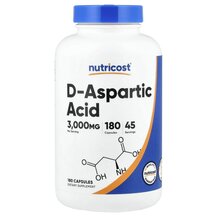 D-Aspartic Acid L-Аспартат Nutricost 180 капсул D-Aspartic Acid L-Аспартат Nutricost 180 капсул