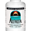 Фото товара Source Naturals, Люцерна, Alfalfa, 1000 таблеток