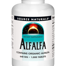 Alfalfa Люцерна Source Naturals 1000 таблеток