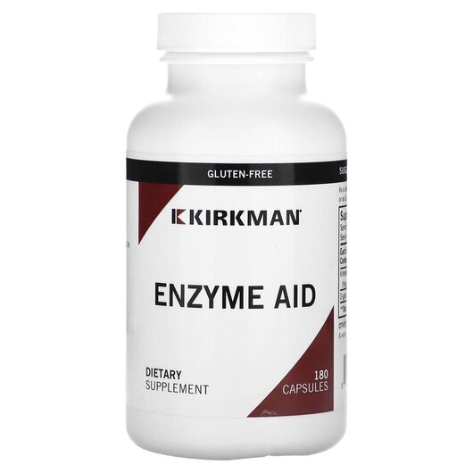 Основне фото товару Kirkman, EnZymAid Multi-Enzymes Complex, Ферменти, 180 капсул