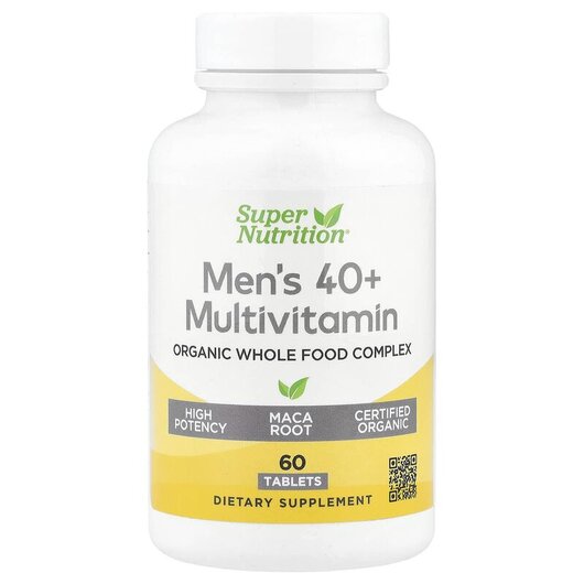 Основное фото товара Organic Whole Food Men’s 40+ Multivitamin, Витамины для муж