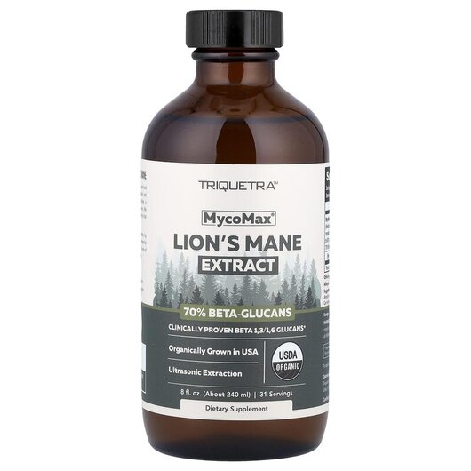 Основное фото товара Грибы Львиная грива, MycoMax Lion's Mane Extract, 240 мл