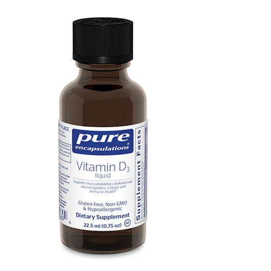 Основное фото товара Vitamin D3 Liquid Основное фото товара Pure Encapsulations, Жидкий Витамин D3, Vitamin D3 Liquid, 22.5 м